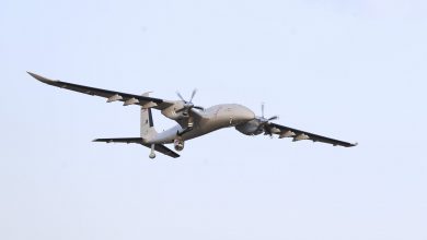 Photo of Turkish combat drone Akıncı reaches Azerbaijan in unseen flight