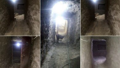 Photo of YPG/PKK terrorists building cells to hold civilian detainees in tunnels in N.Syria