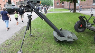 Photo of Finnish 120 KRH 92 mortars used by Ukrainian army