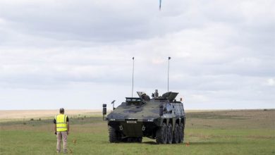 Photo of UK-based company RBSL demonstrates self-propelled mortar system based on Boxer armored vehicle