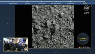 Photo of NASA’s DART spacecraft crashes into asteroid in defense test