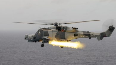 Photo of UK trials wildcat helicopter with new missile systems