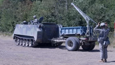 Photo of American-made mine clearance launcher spotted in Ukraine