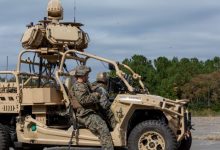 Photo of US Marines trial LMADIS ATV-mounted counter-drone system