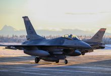 Photo of New F-16s delivered to US Air Force squadron