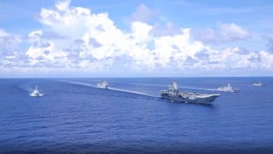 Photo of Chinese navy holds confrontational drills in South China Sea