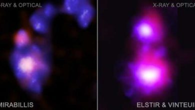 Photo of NASA’s Chandra discovers giant black holes on a collision course