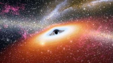 Photo of Astronomers spot a rogue supermassive black hole hurtling through space leaving star formation in its wake