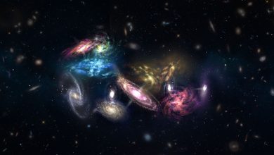Photo of Astronomers witness the birth of a very distant cluster of galaxies from the early universe