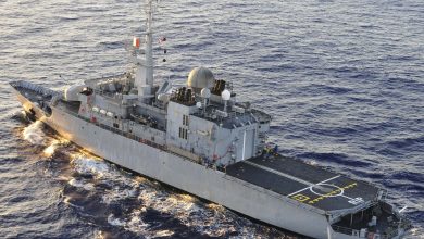 Photo of France Navy’s Floreal class frigate Prairial transits Taiwan Strait