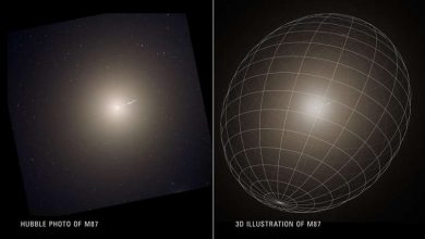 Photo of Giant galaxy seen in 3D