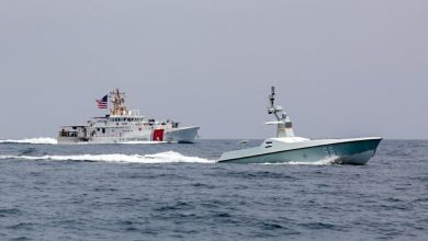 Photo of US Navy unmanned surface vessel transits Strait of Hormuz