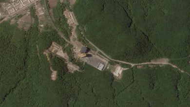 Photo of North Korean spy satellite launch ends in failure