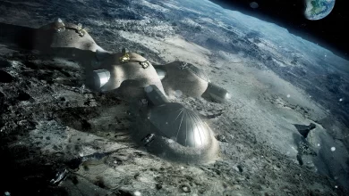 Photo of Researchers model and test ground conditions on the moon