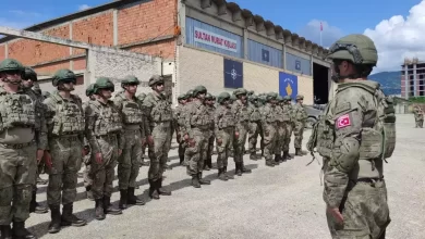 Photo of Turkish troops return from Kosovo after completing mission