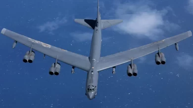 Photo of US B-52 Bomber Lands at South Korean Air Base