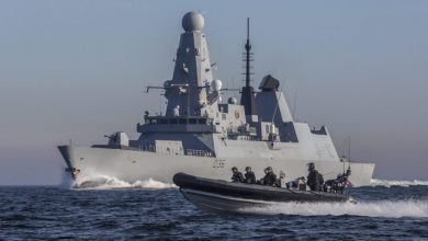 Photo of Royal Navy’s destroyer intercepts Houthi drone in Red Sea