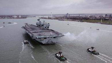 Photo of British carrier leads huge NATO fleet in message to Russia