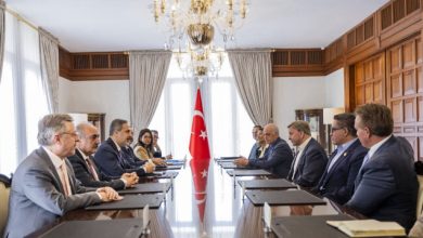 Photo of Turkish foreign minister receives US Armed Services Committee delegation