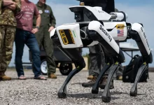 Photo of US Air Force fields first robotic dogs