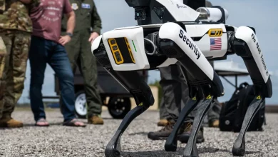 Photo of US Air Force fields first robotic dogs