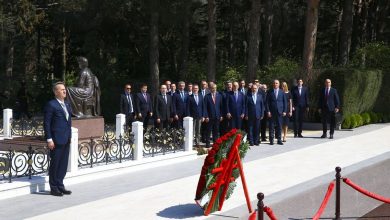 Photo of Turkish defense industry leaders visit Azerbaijani martyrs’ cemeteries in Baku