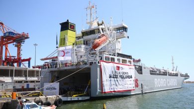 Photo of Turkish Red Crescent’s 9th aid vessel for Gaza sets sail