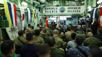 Photo of Turkish military holds large-scale naval exercise in east Med