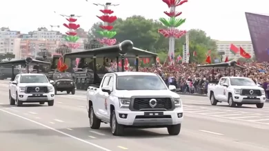 Photo of Belarus unveils Iranian-designed drones in military parade