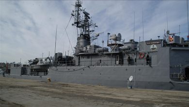 Photo of Turkish patrol ship, German frigate take part in joint training