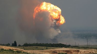 Photo of Ukrainian strikes hit Russian ammunition depot