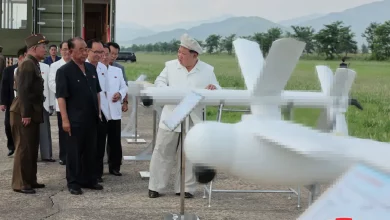 Photo of Kim Unveils New North Korea Suicide Drones