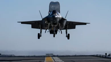 Photo of US F-35B lands on Japan’s largest warship