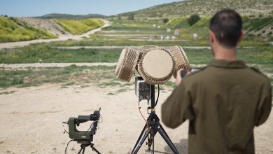 Photo of Israeli Firm Unveils Portable Counter Drone Solution With Assault Rifle