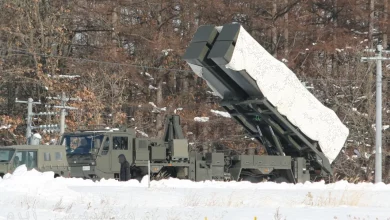 Photo of New Japanese missile launcher seen at test site