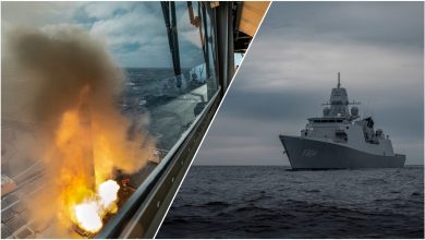 Photo of Dutch Ship Launches Tomahawk Missile for the First Time