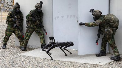 Photo of Robot Dogs Featured in US-South Korea Drills for Tunnel Warfare Training