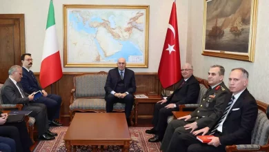 Photo of Turkish, Italian defense chiefs discuss security, defense industry cooperation