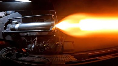 Photo of NASA Marshall fires up hybrid rocket motor to prep for moon landings