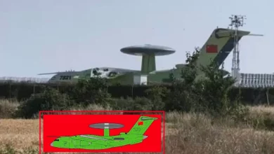 Photo of New Chinese Radar plane spotted on airfield