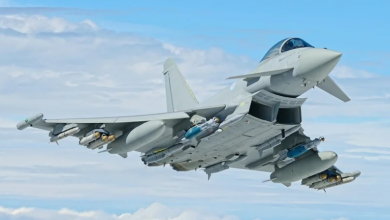 Photo of UK Royal Air Force Typhoons Intercept Russian Plane in NATO Airspace