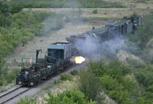 Photo of Russia secures supply lines with armored trains