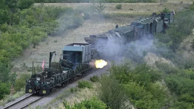 Photo of Russia secures supply lines with armored trains