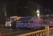 Photo of Report: China masks mystery vehicles ahead of Beijing parade