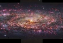 Photo of This photo of the nearby Sculptor galaxy spans 65,000 light years