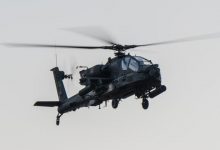 Photo of U.S. Army gunships drill near Belarus border