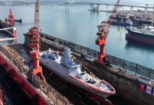 Photo of Türkiye launches its 8th national ship, TCG Içel, into sea