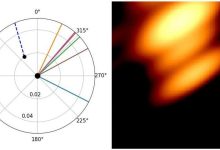 Photo of Image of two black holes circling each other captured for the first time