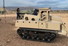 Photo of Ukrainian-built robotic vehicle put through trials in Spain