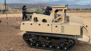 Photo of Ukrainian-built robotic vehicle put through trials in Spain